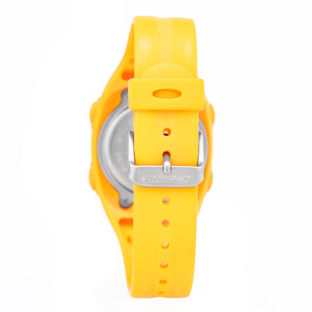 Chronotech Orangefarbene Kautschukuhr