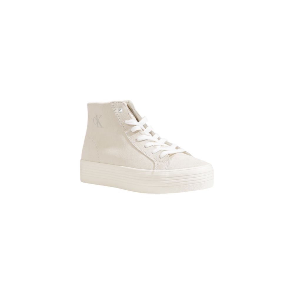Calvin Klein Jeans – Beige Wildleder-Sneaker