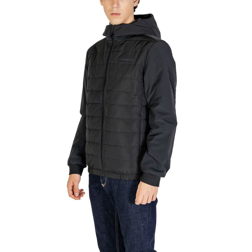 Calvin Klein – Schwarze Jacken und Mäntel aus recyceltem Polyester