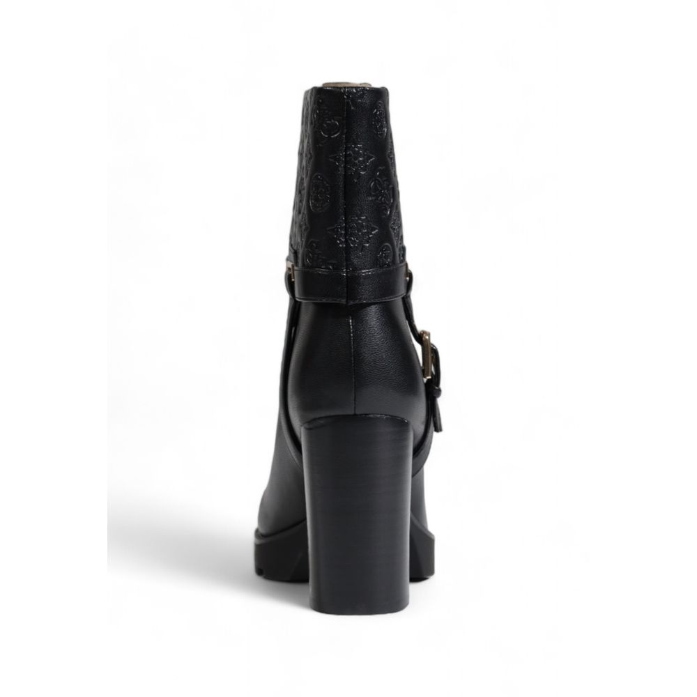 Guess – Knöchelstiefel aus Polyethylen in Schwarz