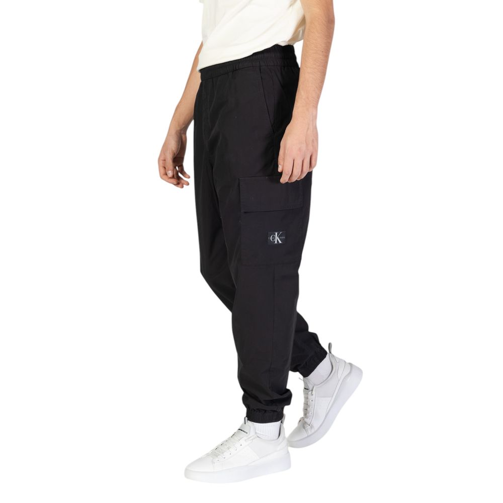 Calvin Klein Jeans – Schwarze Jogginghose aus Baumwolle