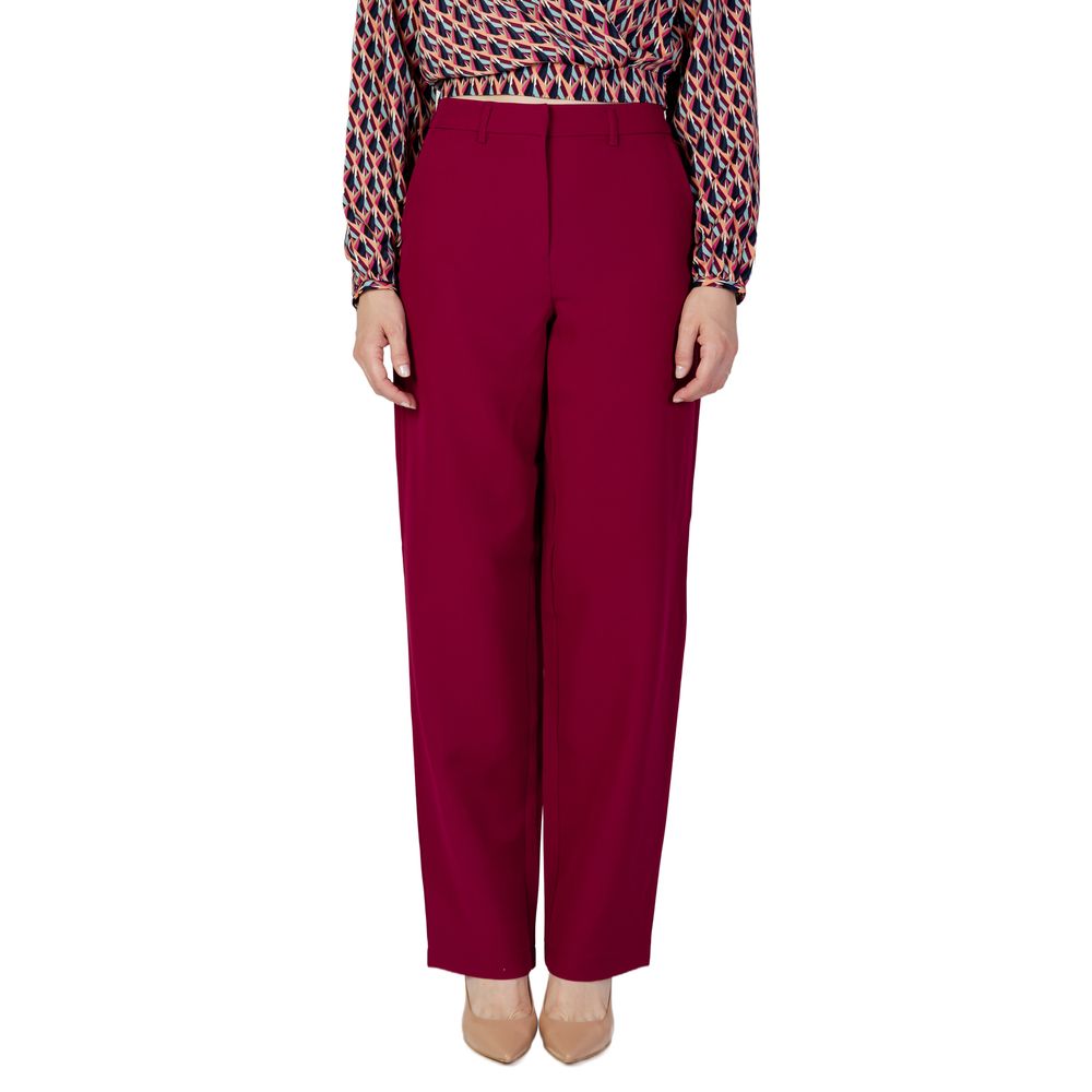 Vila Clothes Bordeaux Polyesterhose