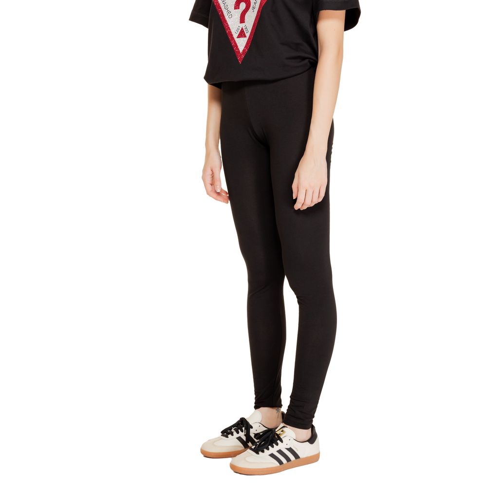 Jacqueline De Yong Schwarze Jeans und Hose aus Baumwolle