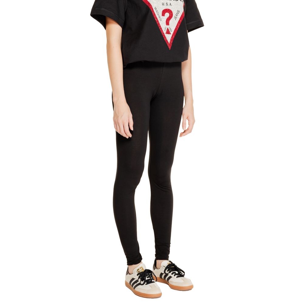 Jacqueline De Yong Schwarze Jeans und Hose aus Baumwolle