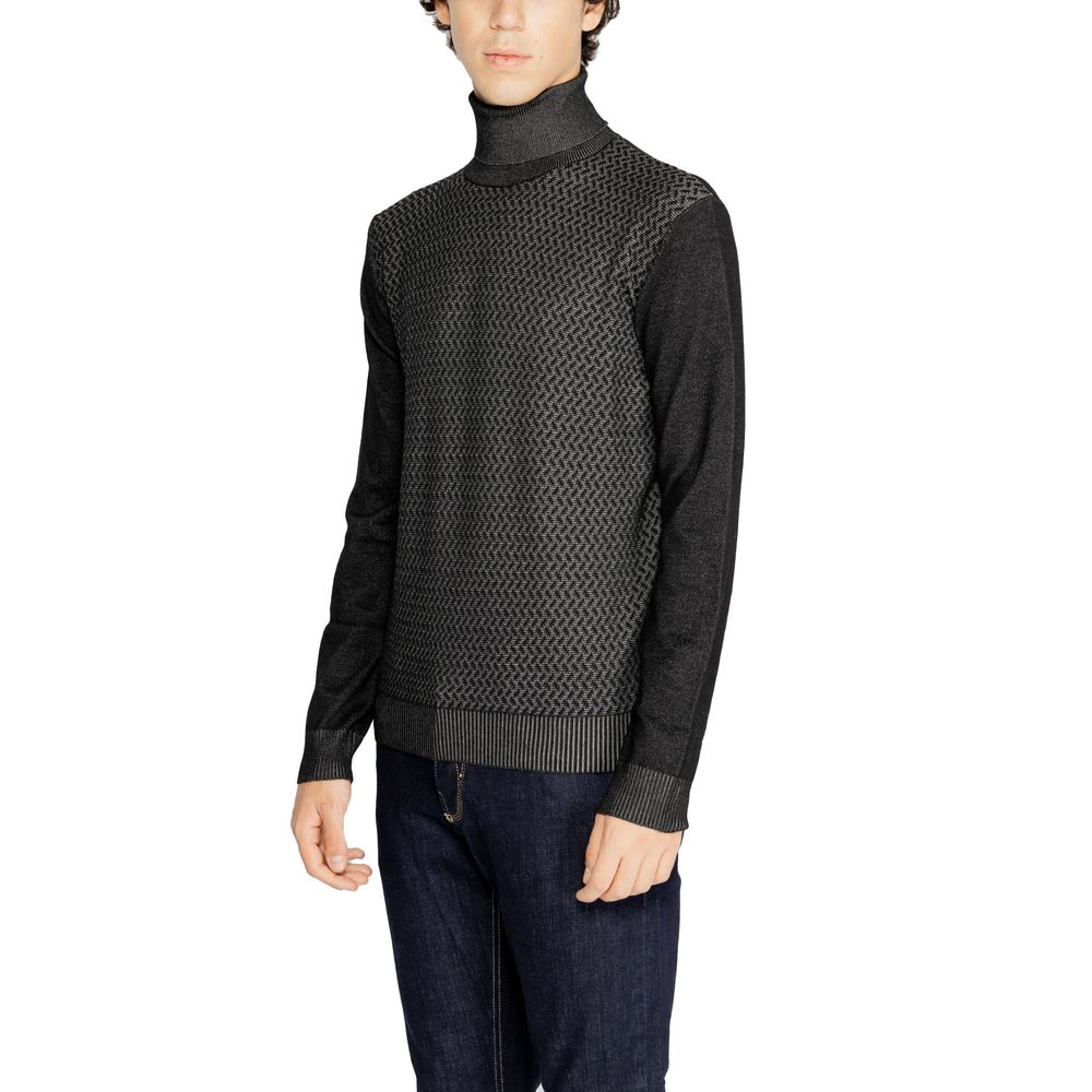 Hamaki-Ho – Rollkragenpullover aus schwarzer Viskose