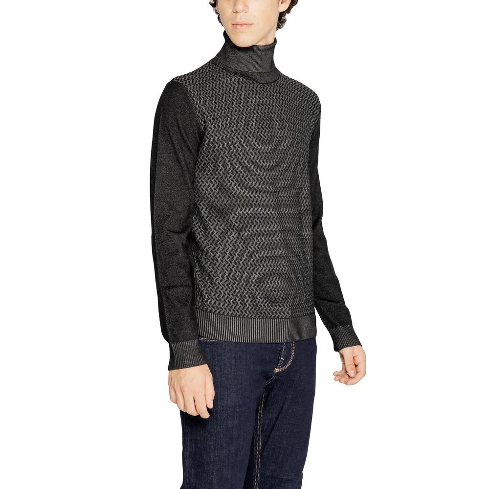 Hamaki-Ho – Rollkragenpullover aus schwarzer Viskose