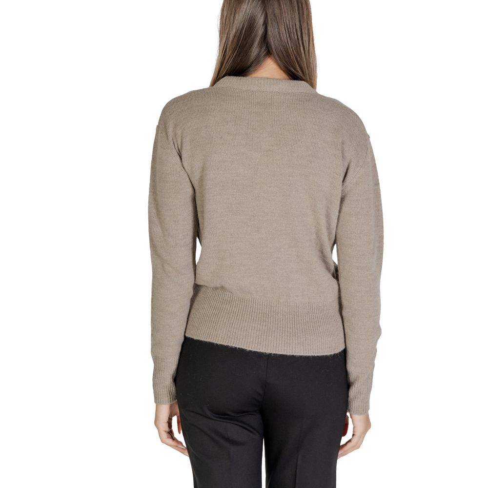 Alviero Martini Prima Classe Beige Polyesterpullover