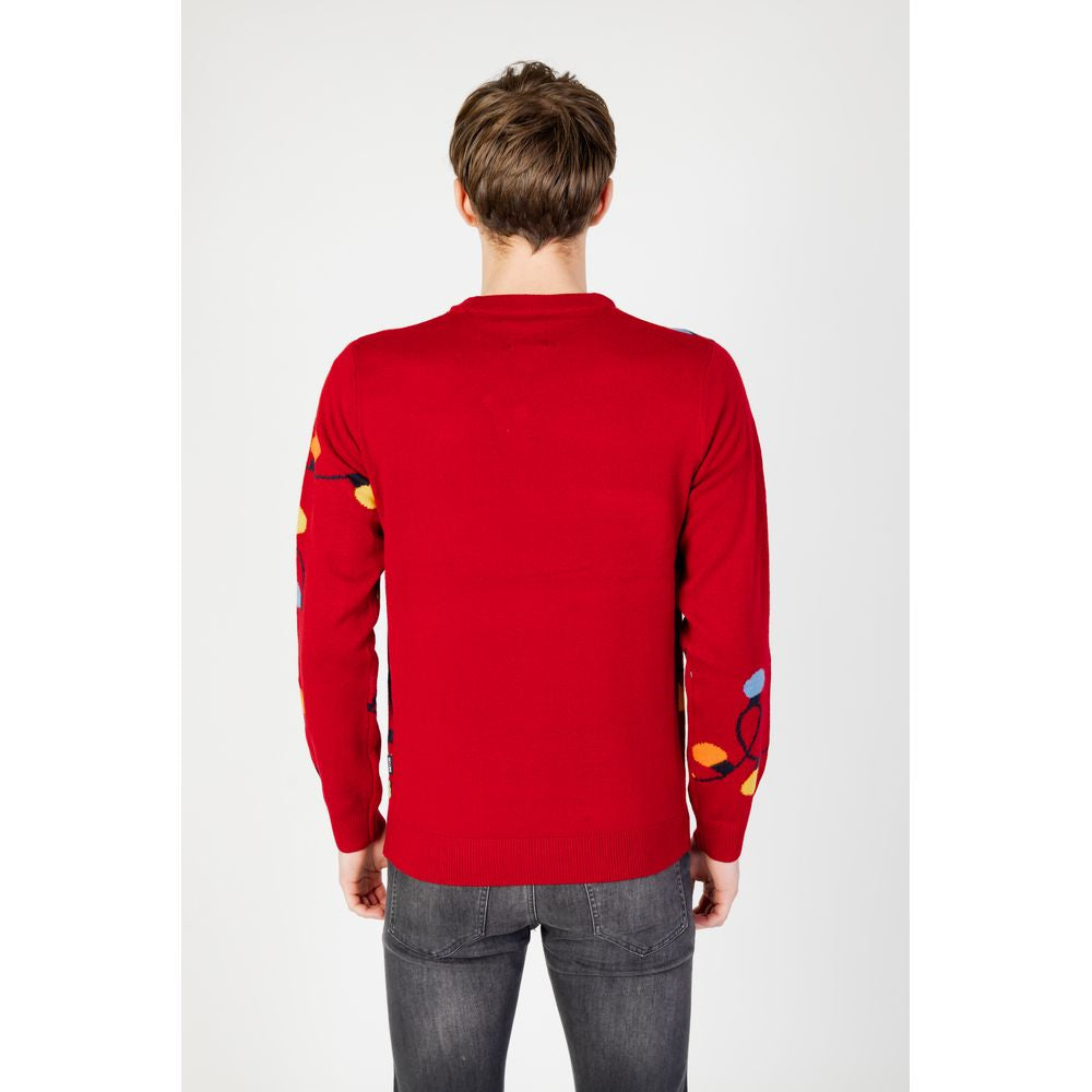 Only & Sons – Roter Marabu-Pullover