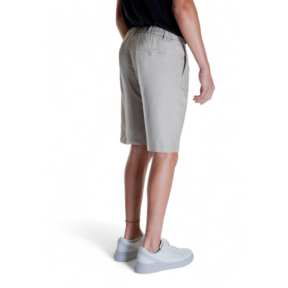 Antony Morato Beige Leinen-Bermuda
