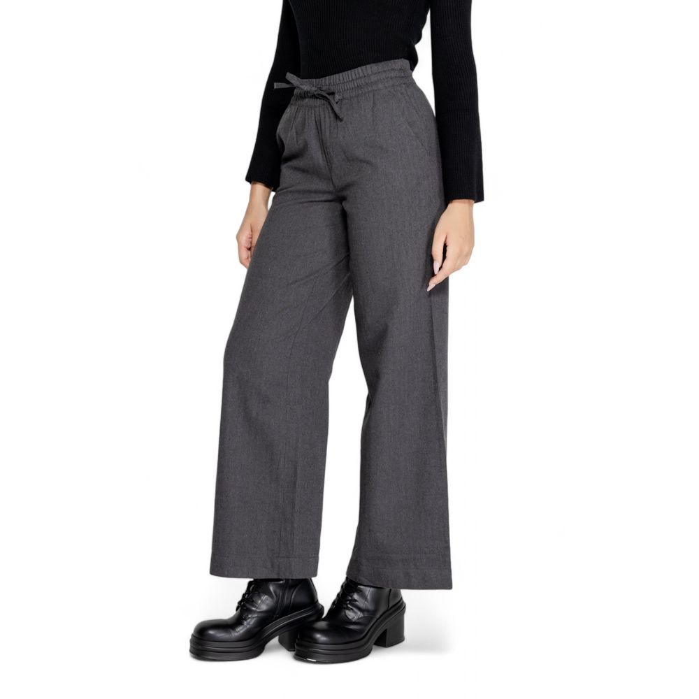 Jacqueline De Yong Graue Baumwollhose