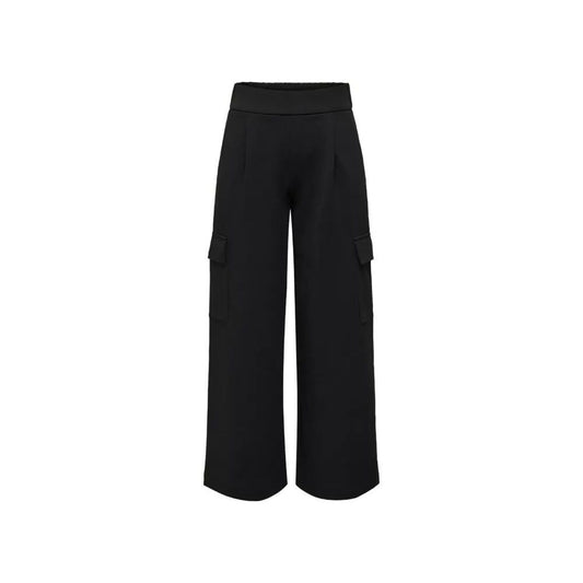 Jacqueline De Yong Schwarze Polyesterhose