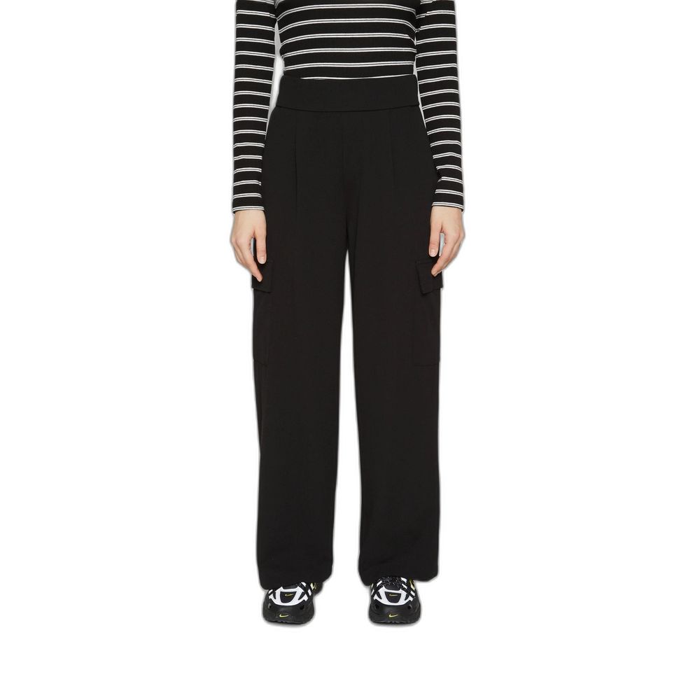Jacqueline De Yong Schwarze Polyesterhose
