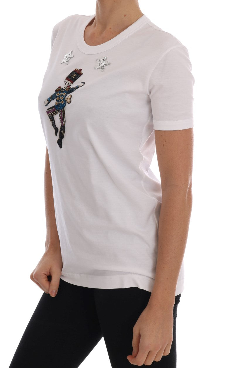 Dolce & Gabbana – Weißes Märchen-T-Shirt aus Baumwolle