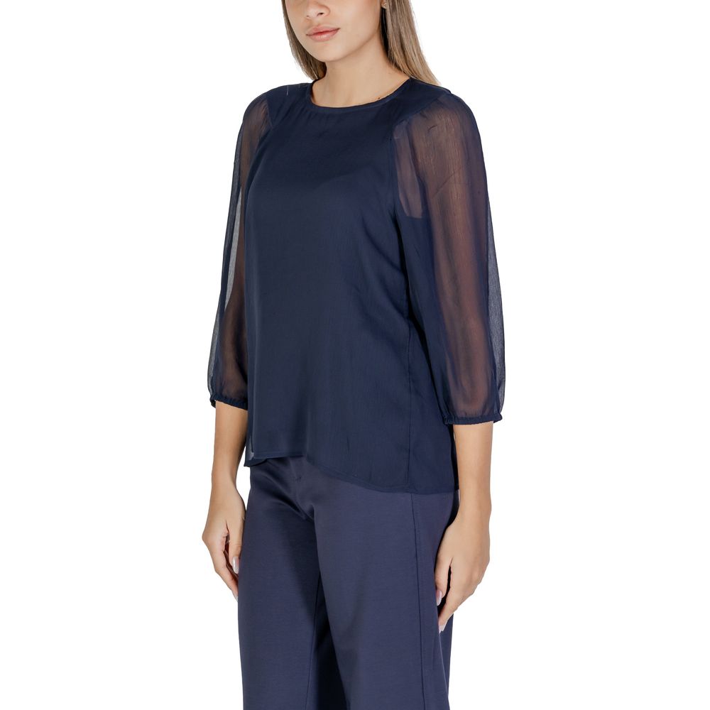 Street One Blaue Polyesterbluse