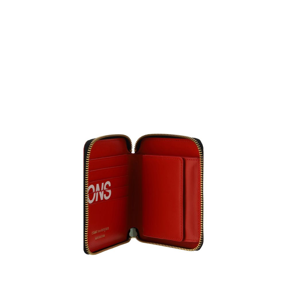 Comme Des Garçons Red Calf Leather Bos Taurus Wallet