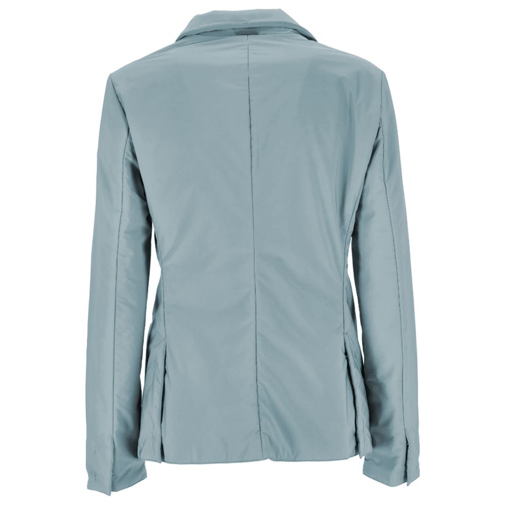 People Of Shibuya Hellblaue Polyester-Damenjacke
