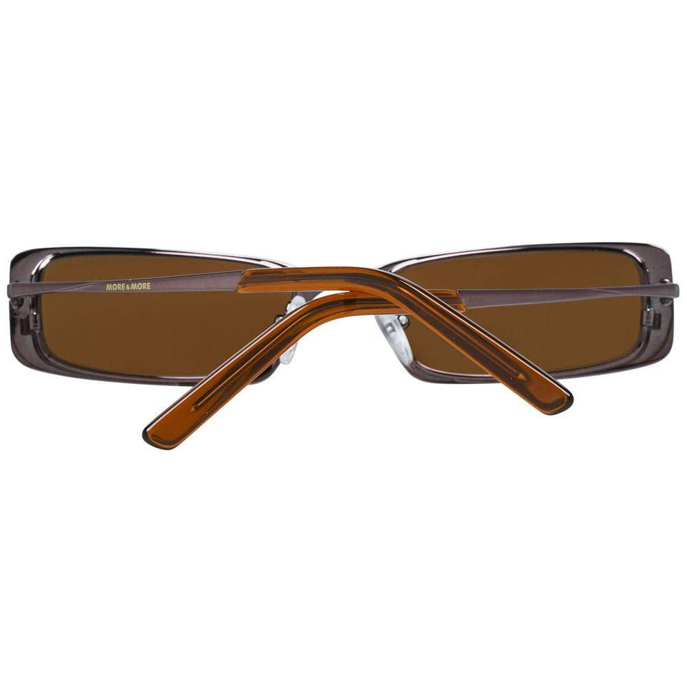 More & More Sonnenbrille aus braunem Metall
