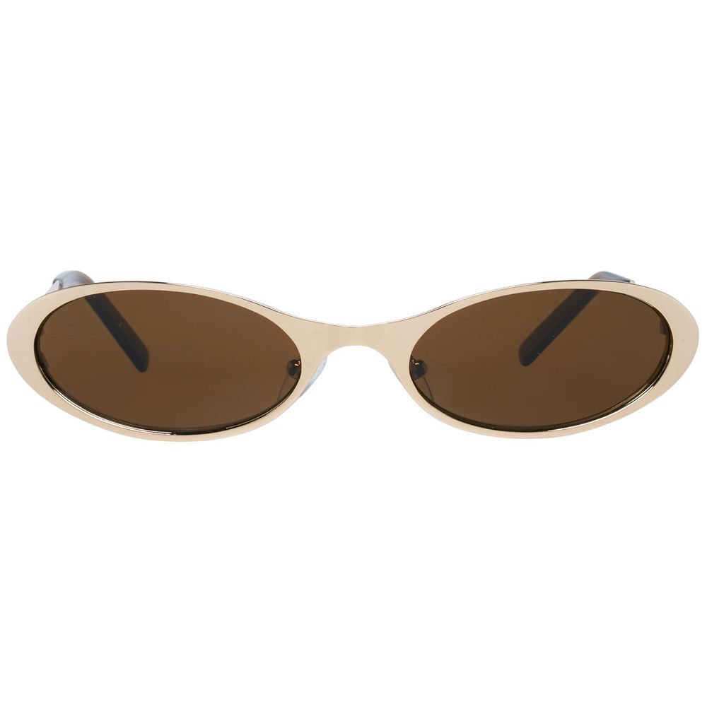More & More Sonnenbrille aus goldenem Metall