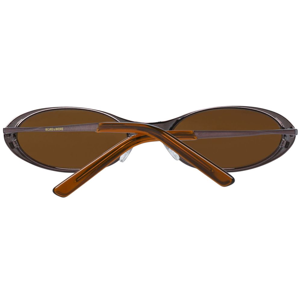 More & More Sonnenbrille aus braunem Metall