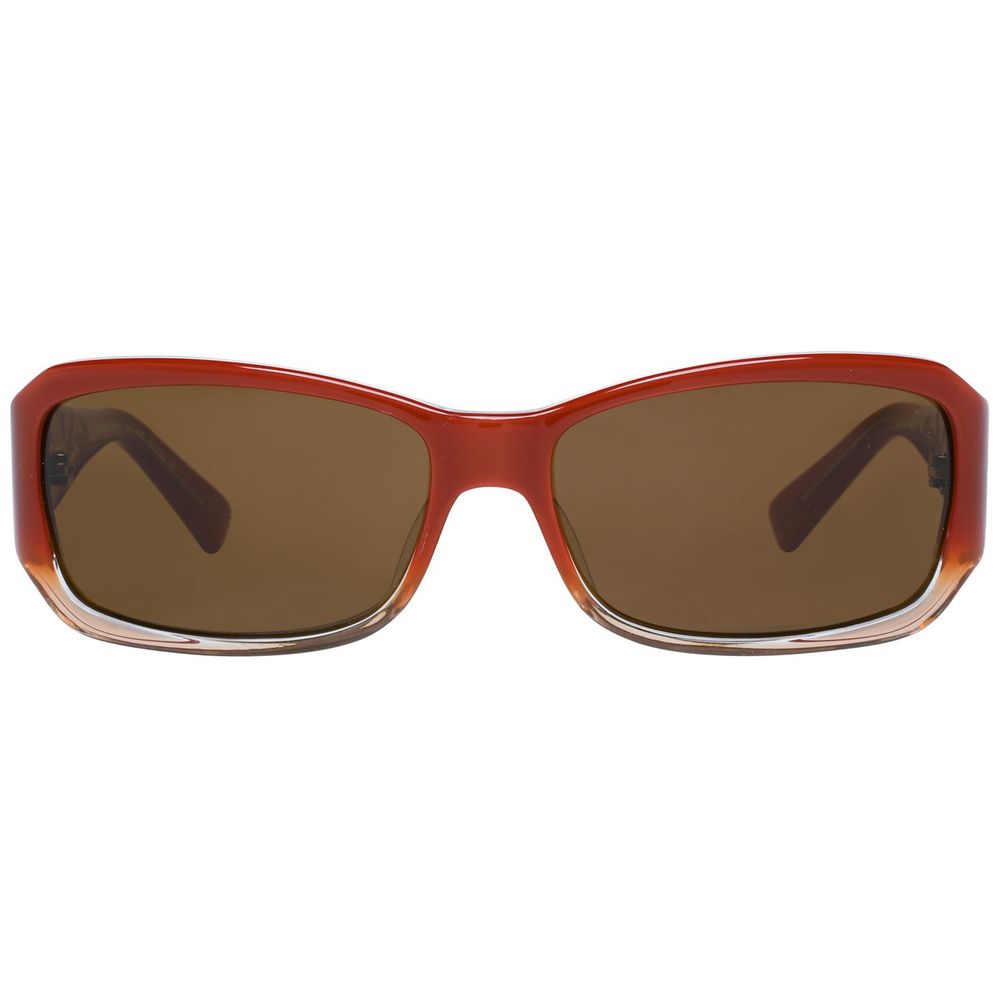 More & More Sonnenbrille aus orangefarbenem Kunststoff