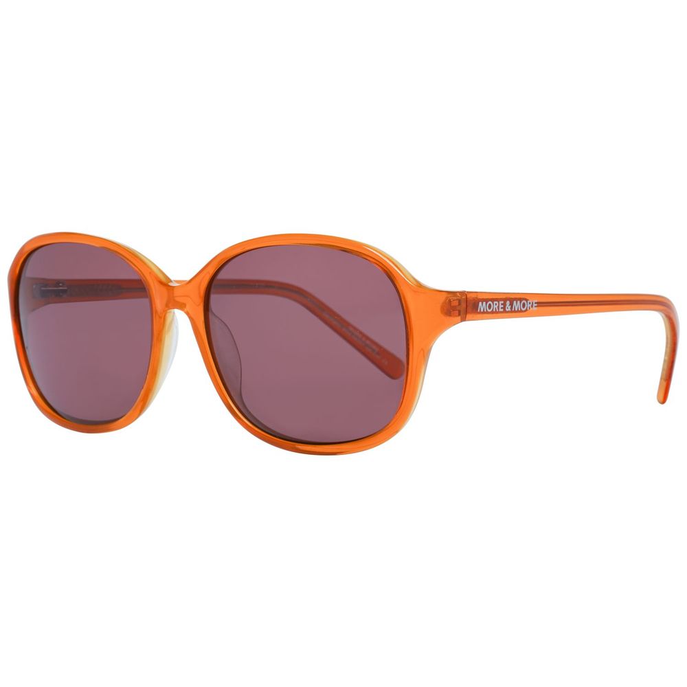 More & More Sonnenbrille aus orangefarbenem Kunststoff
