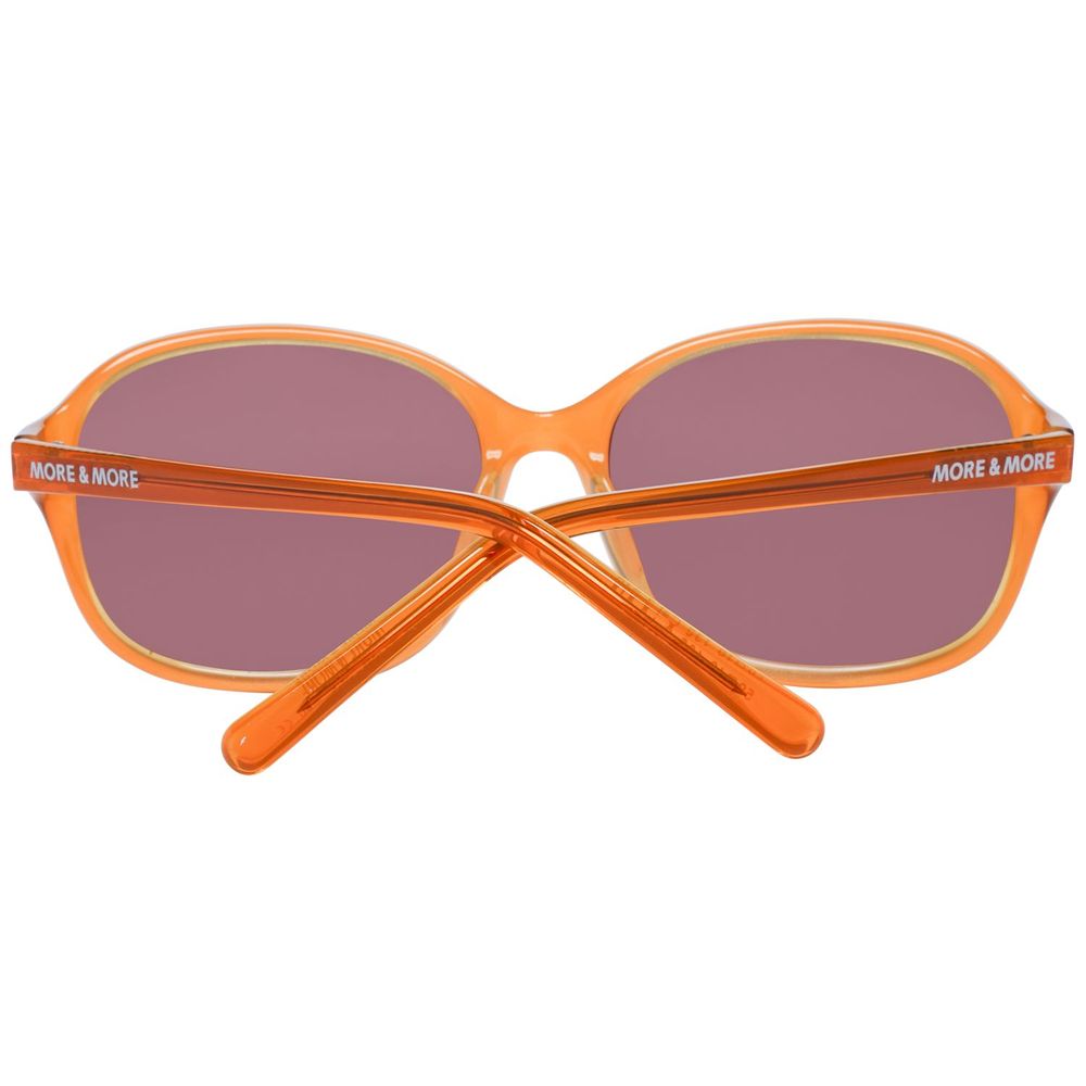 More & More Sonnenbrille aus orangefarbenem Kunststoff