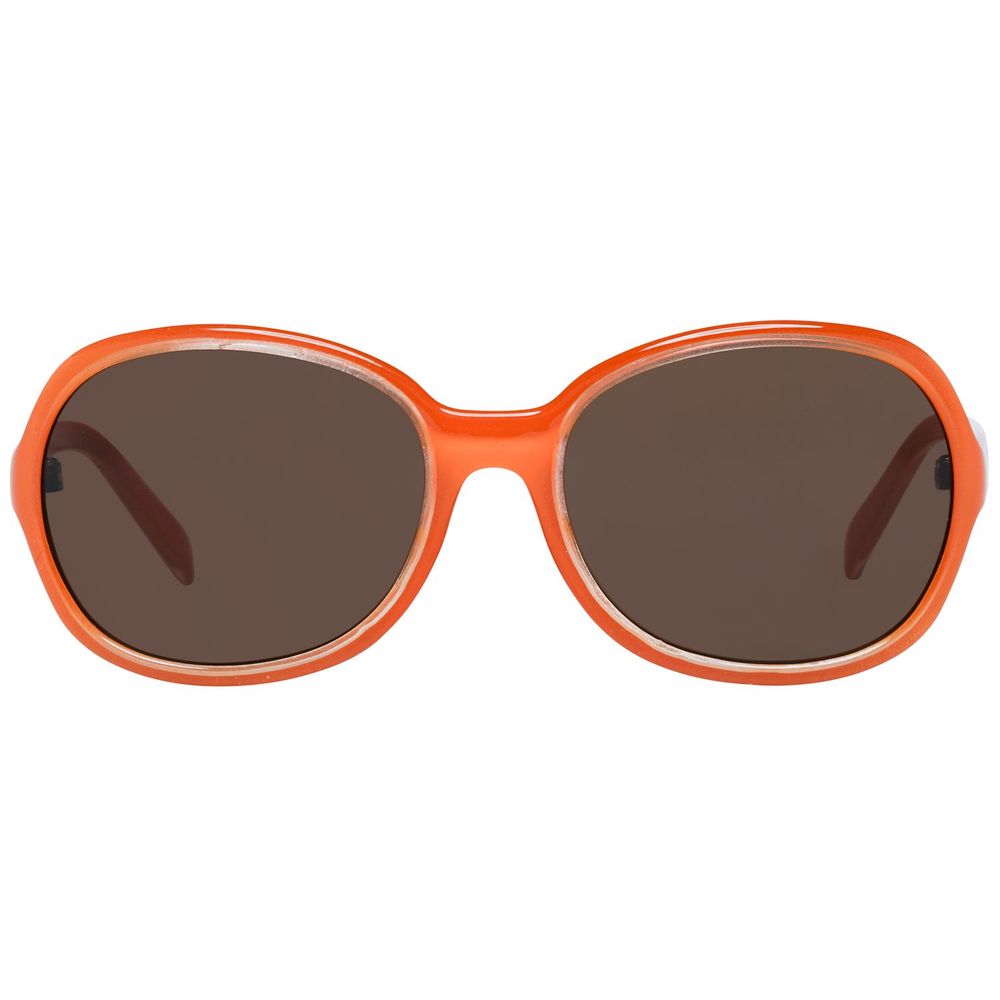 More & More Sonnenbrille aus orangefarbenem Kunststoff