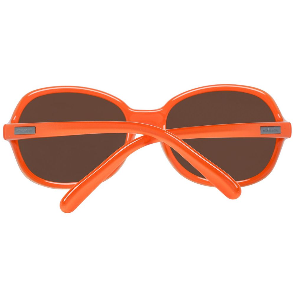 More & More Sonnenbrille aus orangefarbenem Kunststoff