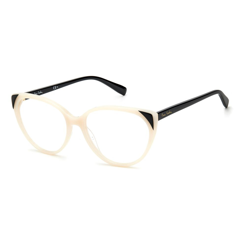 Pierre Cardin – Acetatrahmen in Schwarz und Weiß
