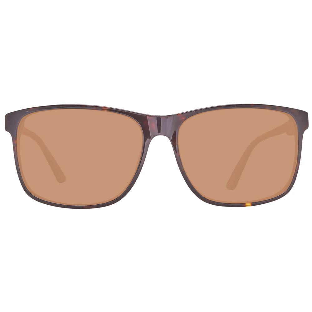 Helly Hansen – Braune Sonnenbrille aus Kunststoff