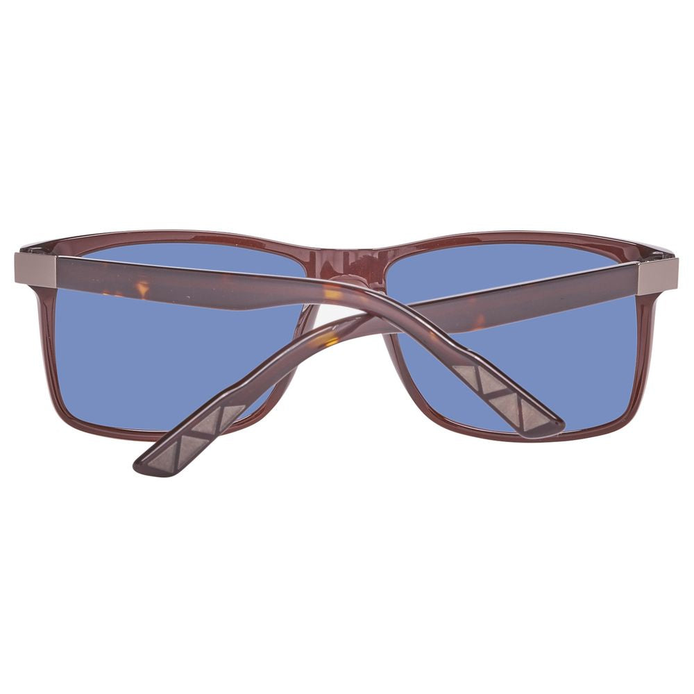 Helly Hansen – Braune Sonnenbrille aus Kunststoff