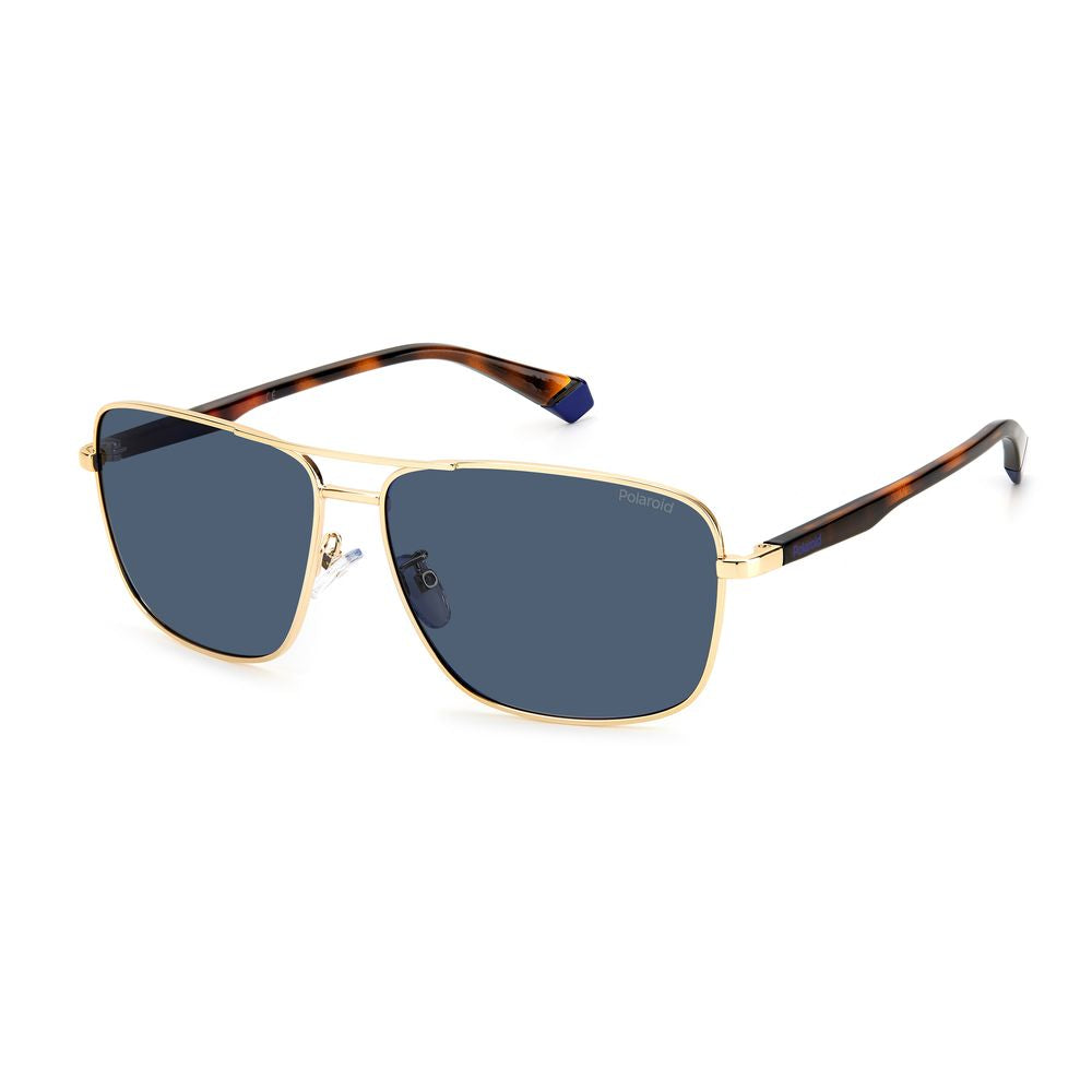 Polaroid Sonnenbrille aus goldenem Metall