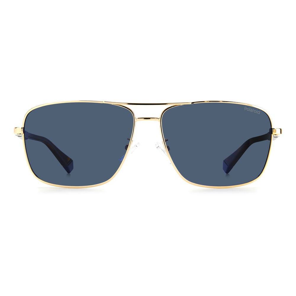 Polaroid Sonnenbrille aus goldenem Metall