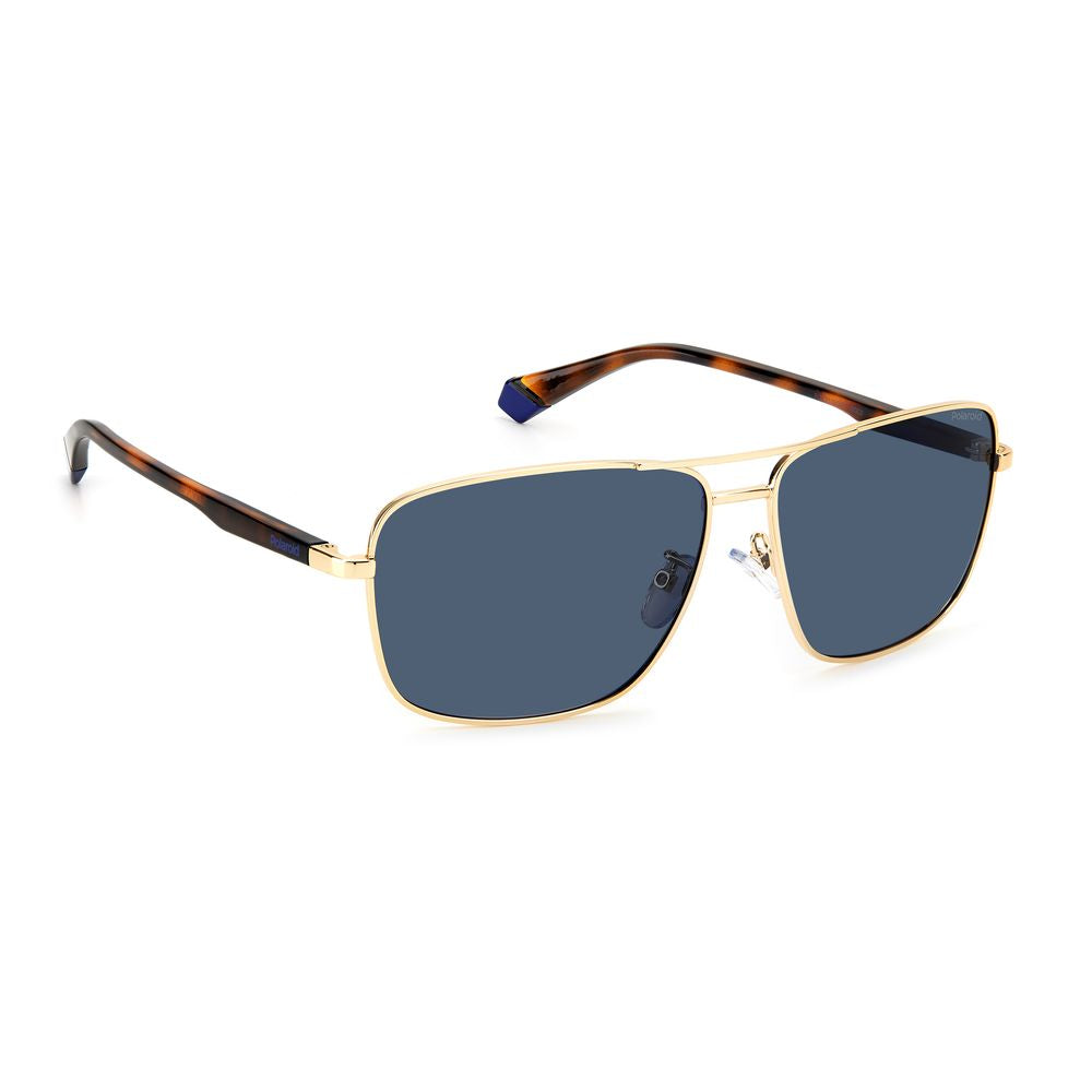 Polaroid Sonnenbrille aus goldenem Metall