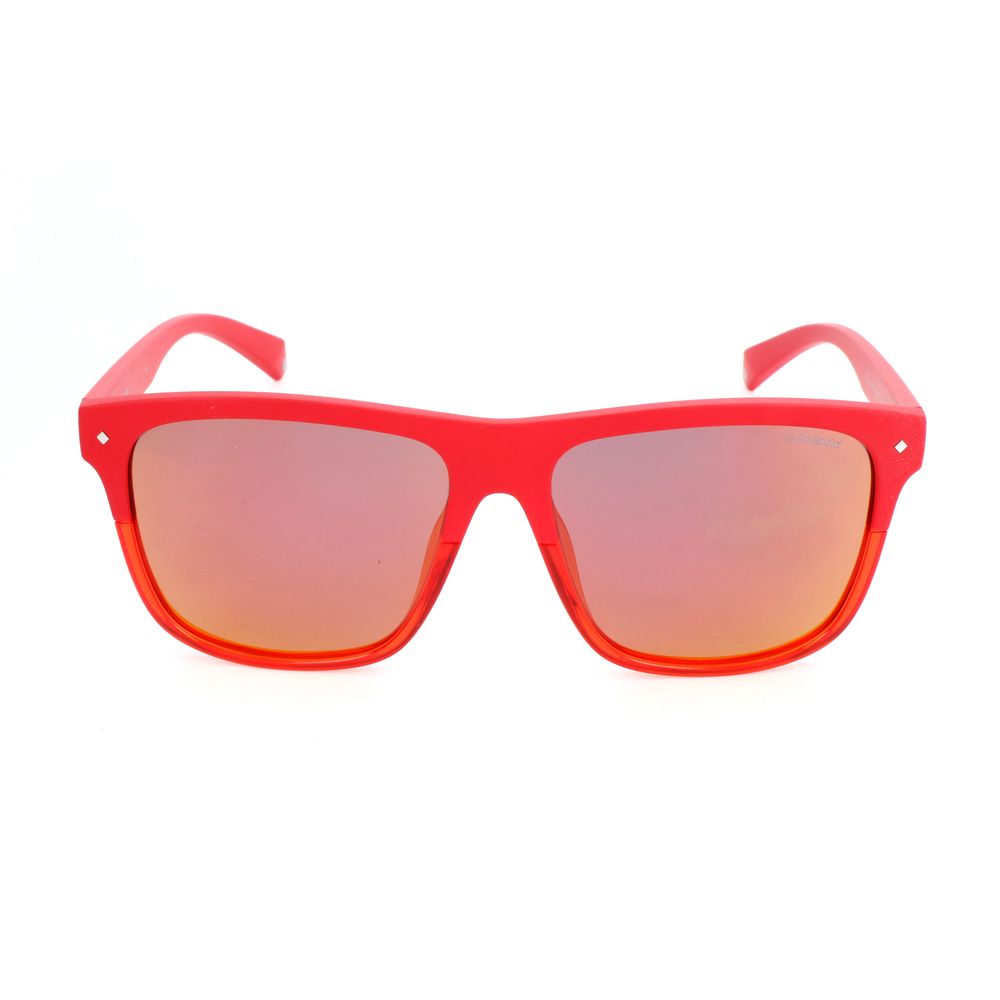 Polaroid Sonnenbrille aus orangefarbenem Harz