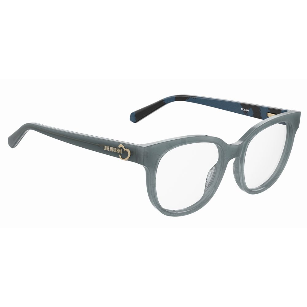 Love Moschino – Blaue Acetat-Brille