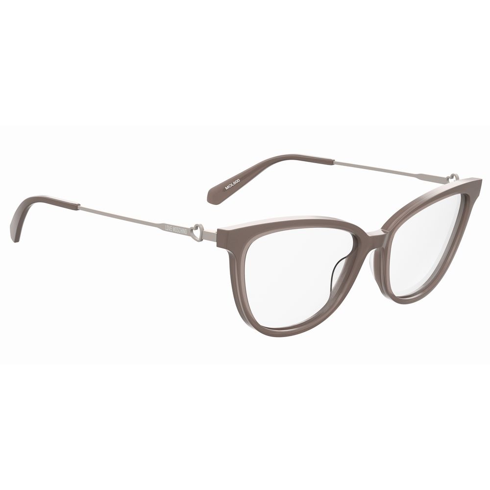 Love Moschino – Braune Acetat-Brille