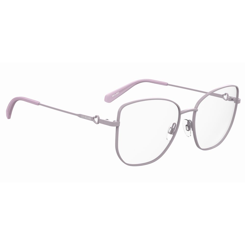 Love Moschino – Lila Metallrahmen