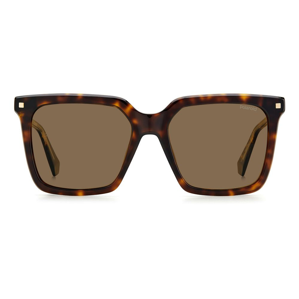 Polaroid – Braune Acetat-Sonnenbrille