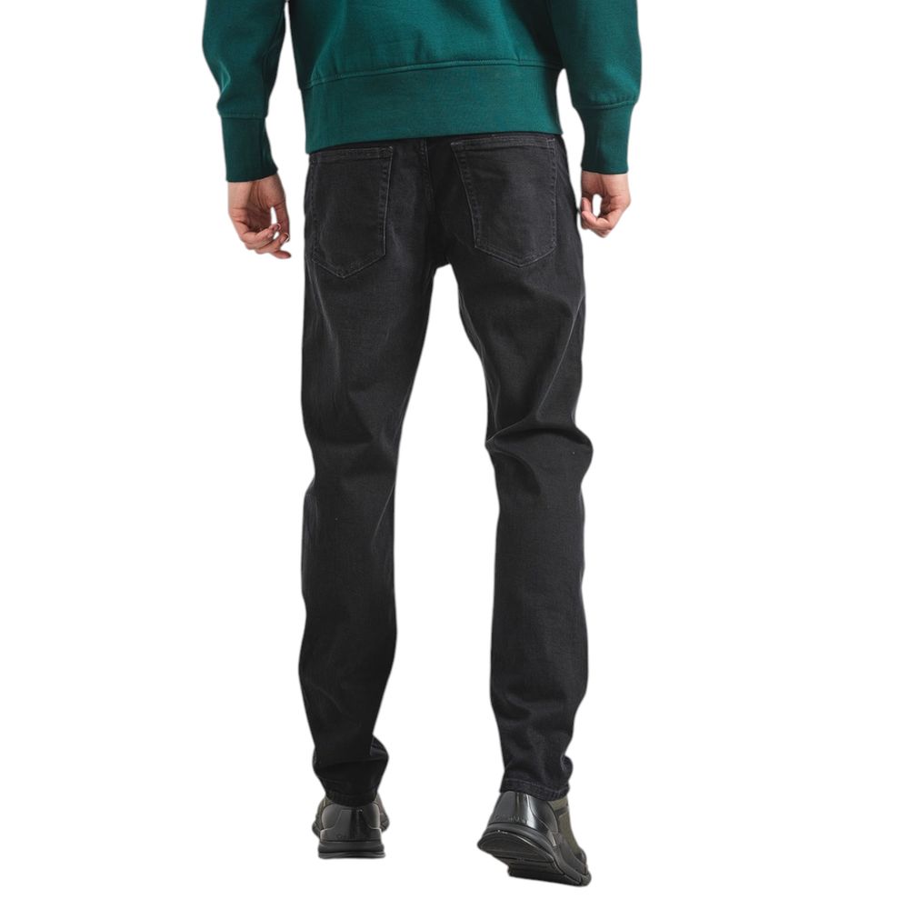 Calvin Klein Jeans – Schwarze Slim-Fit-Jeans aus Baumwolle