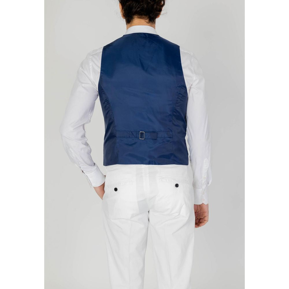 Only & Sons – Blaue Polyesterweste