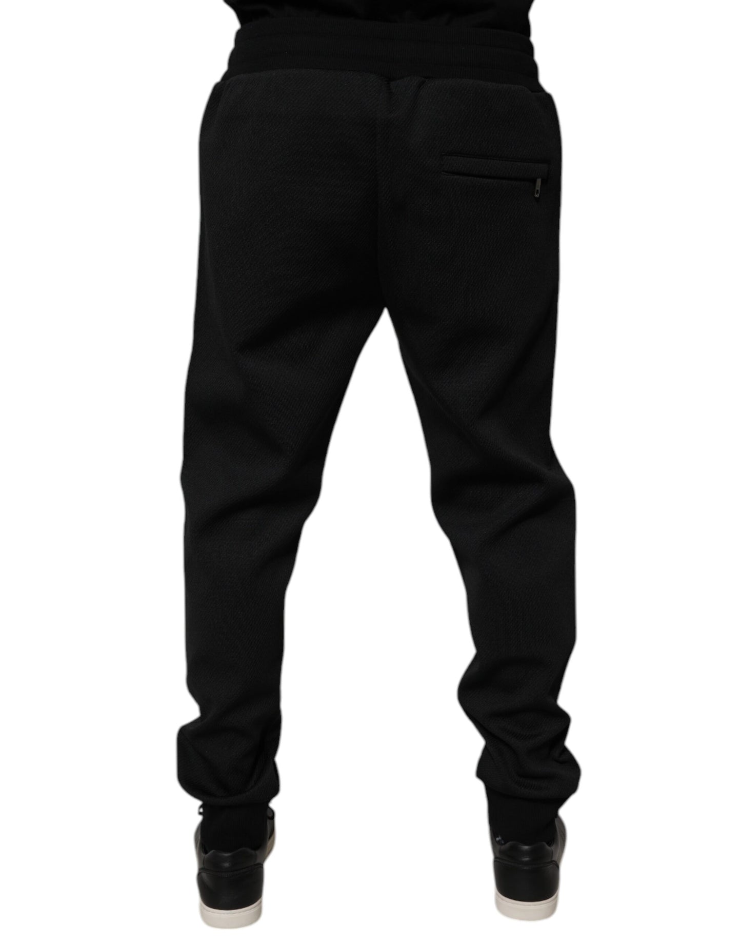 Dolce & Gabbana Schwarze Polyester-Jogginghose für Herren