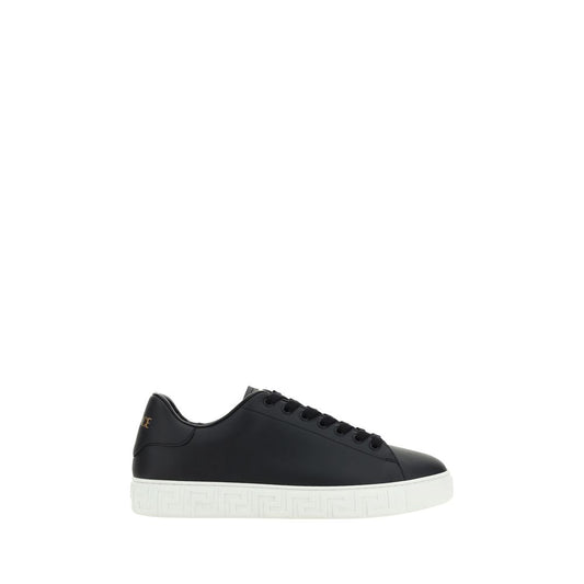 Versace Black Rubber Low Top Sneakers