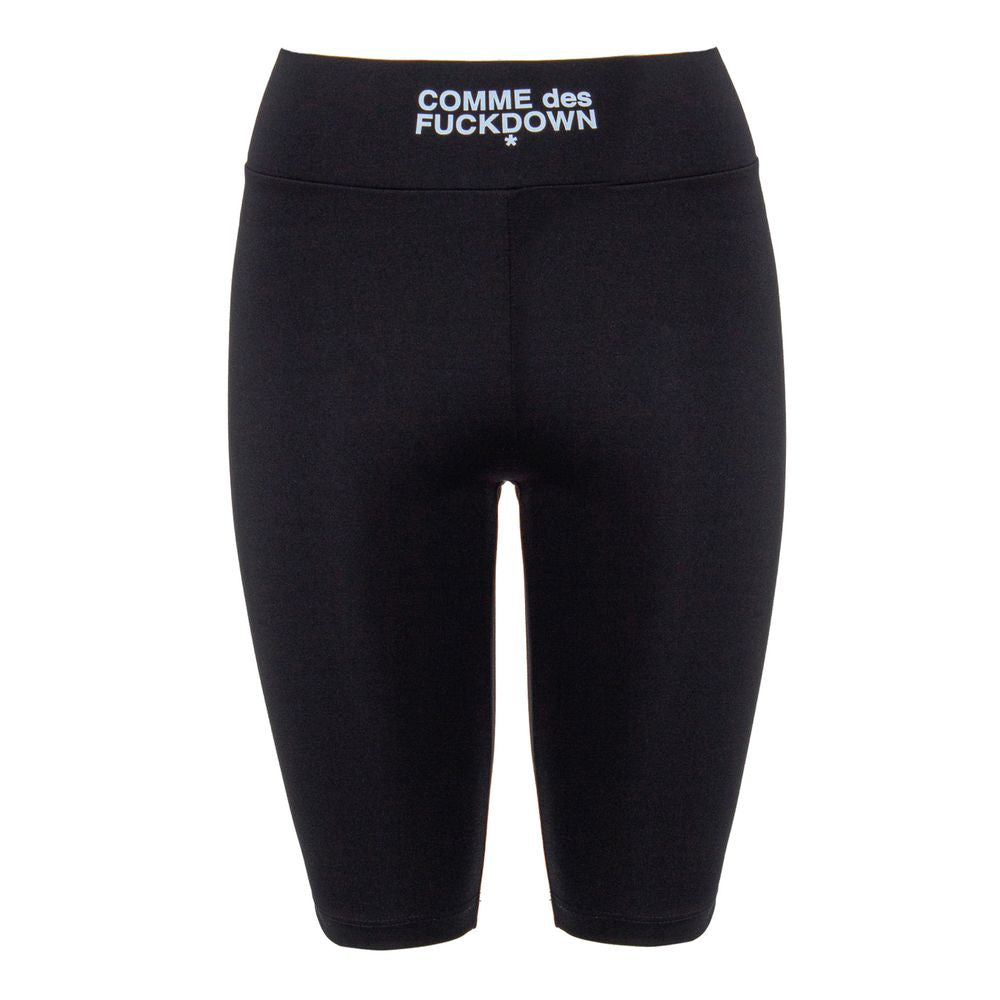 Schwarze Jeans und Hose aus schwarzem Polyester von Comme Des Fuckdown