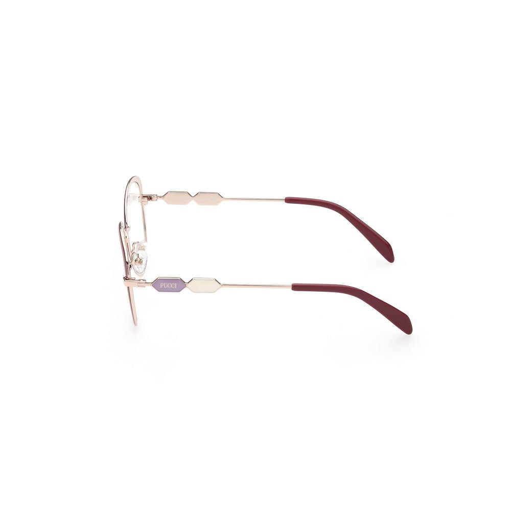 Emilio Pucci Rote Metallrahmen