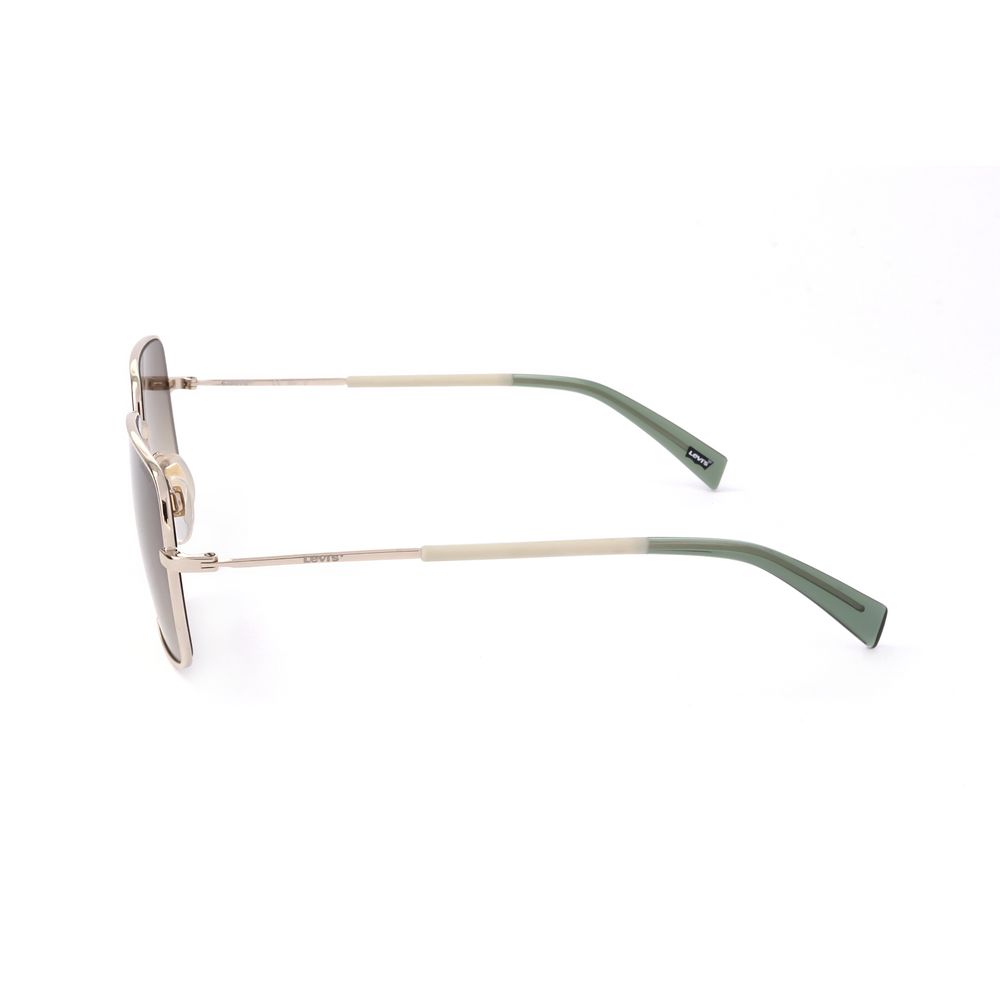 Levi's – Goldene Sonnenbrille aus Edelstahl