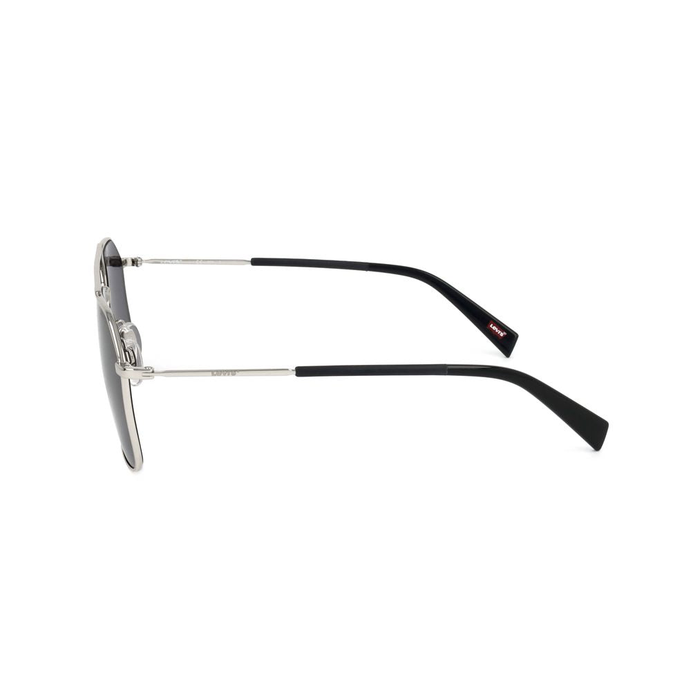 Levi's – Schwarze Sonnenbrille aus Edelstahl