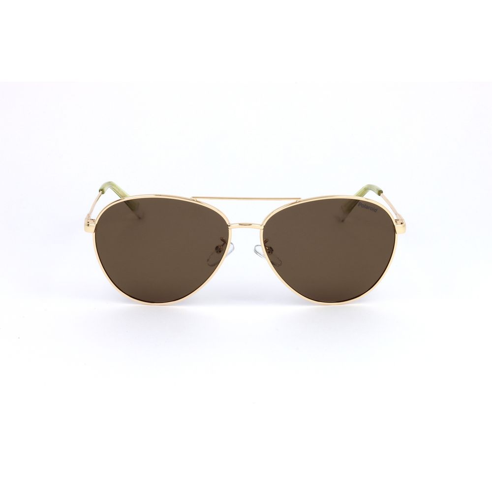Polaroid Sonnenbrille aus goldenem Metall