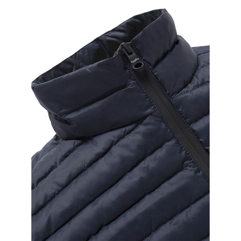 Refrigiwear Blue Nylon Men Vest with Down Padding