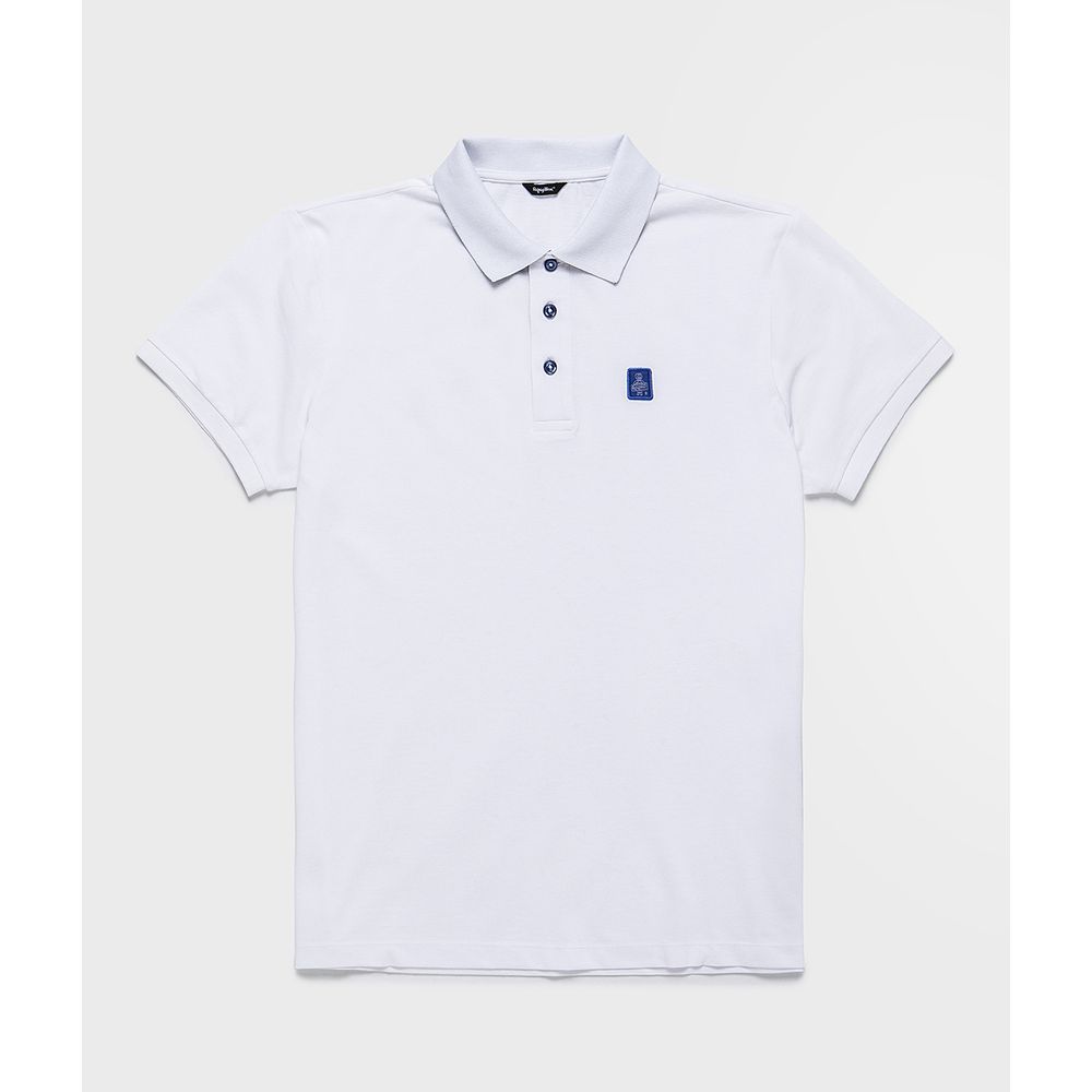 Weißes Poloshirt aus Baumwolle von Refrigiwear